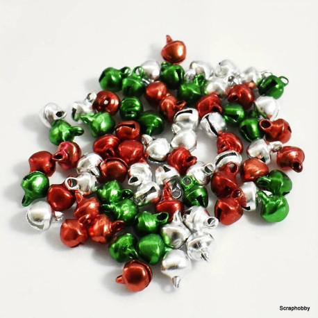 Rolničky - 50ks - mix barev