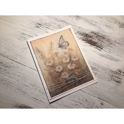 Přání s motýlkem