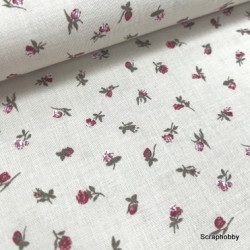 Drobné kytičky na béžové