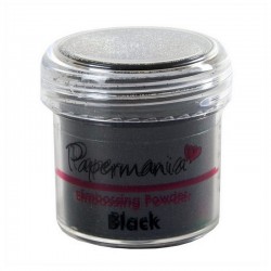 Scrapbook - Papermania - Prášek na embossing - černý - 28g