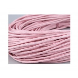 Šňůrka voskovaná růžová.