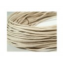 Šňůrka voskovaná krémová - 2mm.