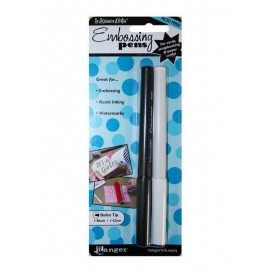 Scrapbooking - Embossovací fixy -černá + čirá