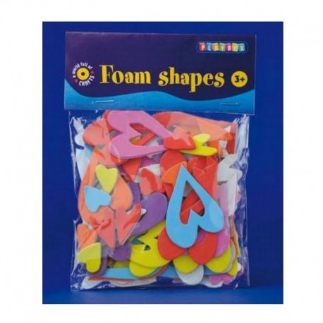 Scrapbooking - Pěnové výseky - srdce