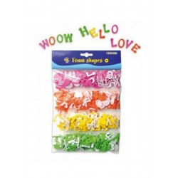 Scrapbooking - Pěnové výseky - písmena - samolepící