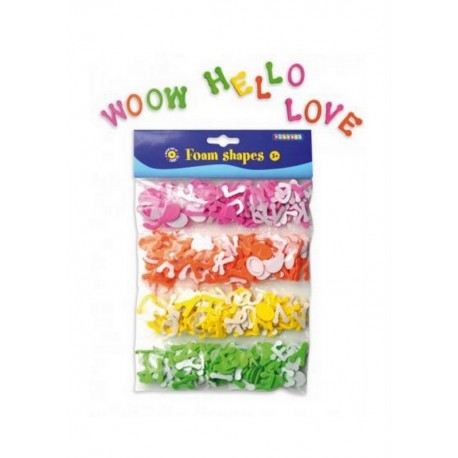 Scrapbooking - Pěnové výseky - písmena - samolepící