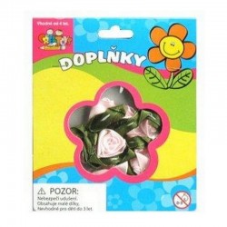 Scrapbooking - Kytičky růžové - látkové