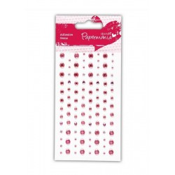 Scrapbook - Samolepící kamínky - Světle růžové - 104ks