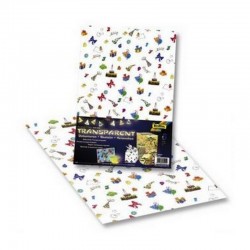 Scrapbooking - Veselé narozeniny - Poloprůhledné listy