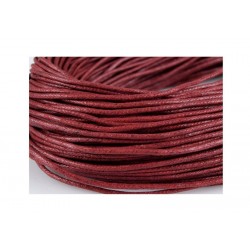 Scrap - Šňůrka voskovaná červená.