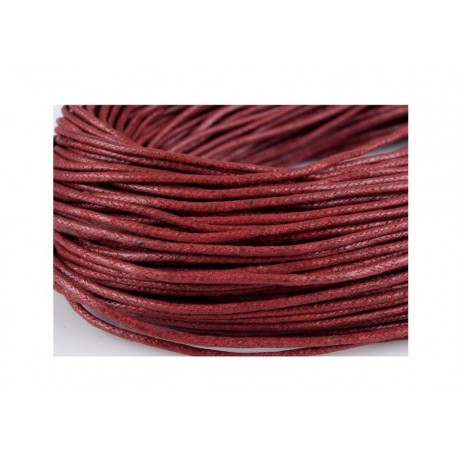 Scrap - Šňůrka voskovaná červená.