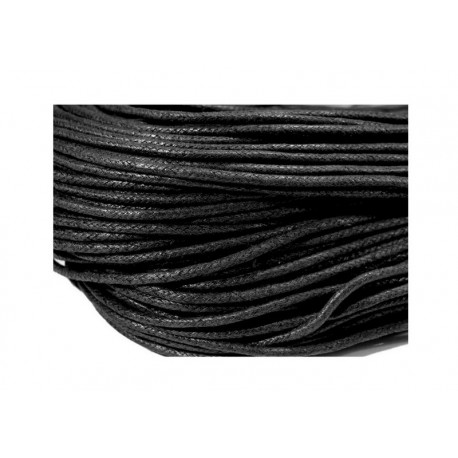 Scrap - Šňůrka voskovaná černá.