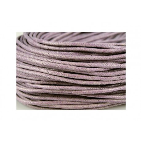 Šňůrka voskovaná levandulová.