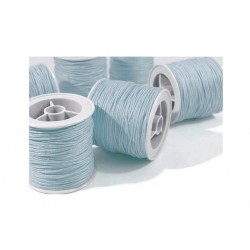 Scrapbook - Voskovaná stužka 1mm - sv. modrá