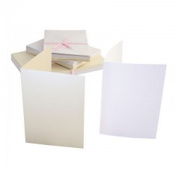 Cardmaking - Blahopřání a obálky - Perleťové - bílé a krémové