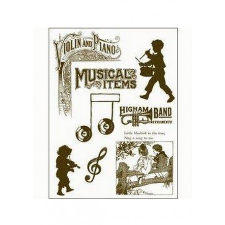 Scrap - Razítka - Malí muzikanti, texty....