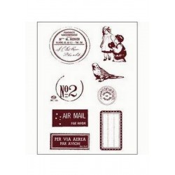 Scrapbooking - Razítka - Poštovní razítko, známka....