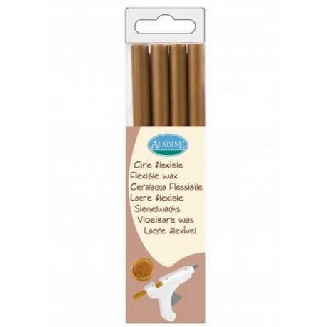 Scrapbbok - pečetící vosk - zlatý