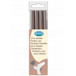 Scrapbooking - Pečetící vosk - stříbrný