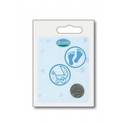 Oboustranné pečetidlo - balení Blister - Kočárek a Nožičky