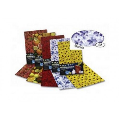 scrapbooking - Hyacinty - Poloprůhledné listy