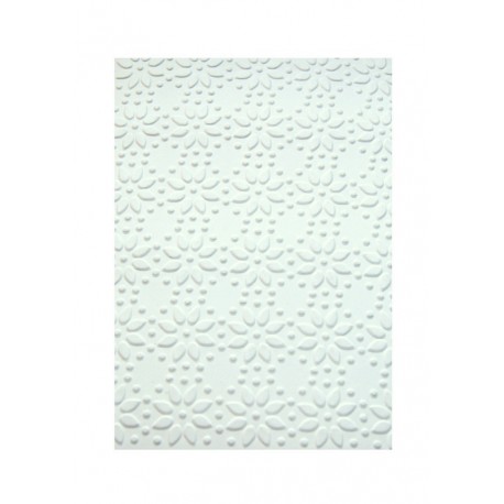 Embosované kartičky - bílé