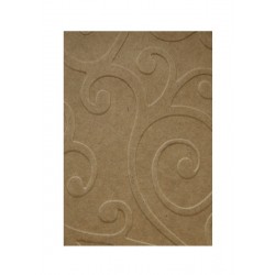 Embosovaná kartička - Krucánky - recyklovaná