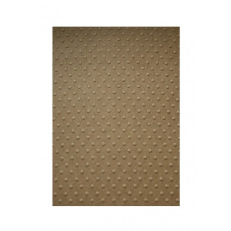 Embosovaná kartička - Tečky - recyklované