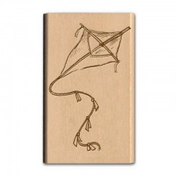 Razítko dřevěné - Nostalgia - Papírový drak