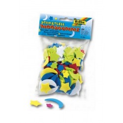 Pěnové výseky - Hvězdičky a měsíček