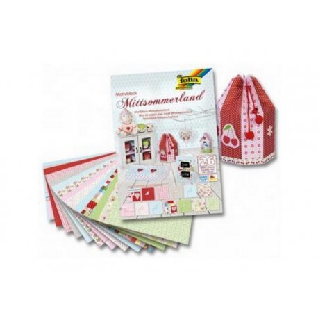 scrap - Sada kreativních papírů - Motivy léta