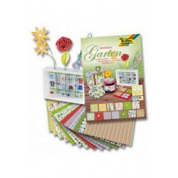 scrap - Sada kreativních papírů - Motivy zahrady