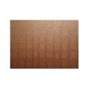 Matalízové papíry mřížka - hnědá