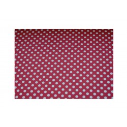 Papíry s puntíky - Červeno-bílé