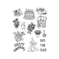 scrap - Razítka - Narozeniny