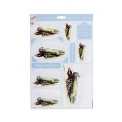 Scrapbooking - Výřezy Vlak Vintage.