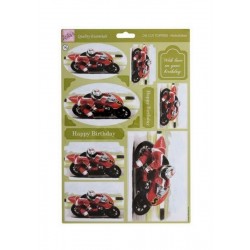 Scrapbooking - Výřezy Motorky.