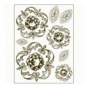 Razítka - Zdobené kytky a lístky