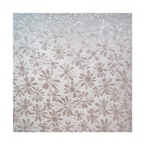 scrap - Matalízové papíry - Kytičky - světle fialový