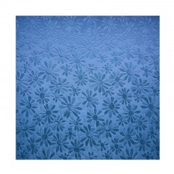 scrap - Matalízové papíry - Kytičky - modré