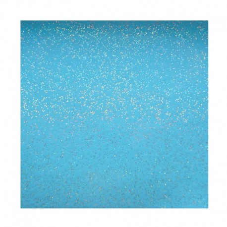 scrapbook - Papír se třpytkami - tyrkysový