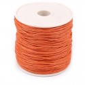 Voskovaná stužka 1mm - oranžová