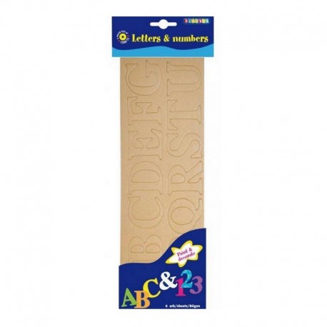 Abeceda a číslice z karonu