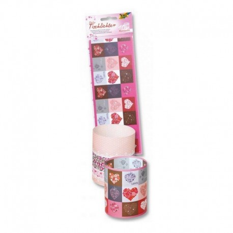 Transparentní papír na svícínky - Romantika