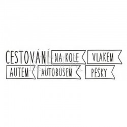 Cestování na kole, vlakem, autem...