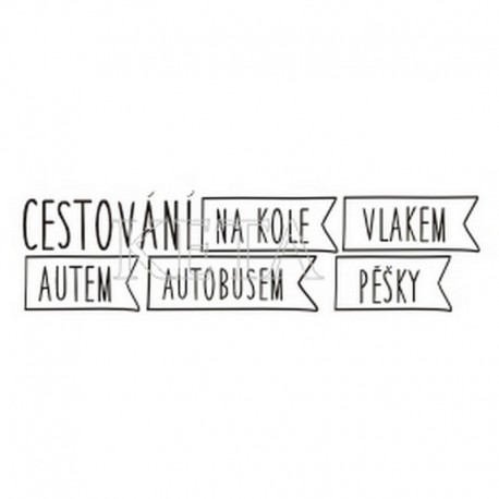 Cestování na kole, vlakem, autem...