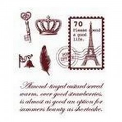 Razítka - Poštovní známka, Paříž....