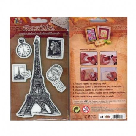 Cling razítko - Paříž