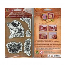 Cling razítko - Dívka v klobouku