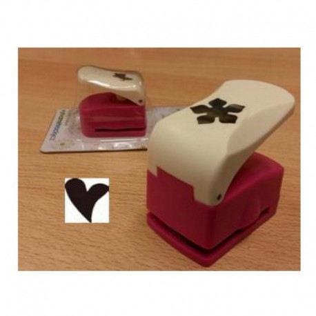 Raznice na papír - Srdce - šikmé - 25mm